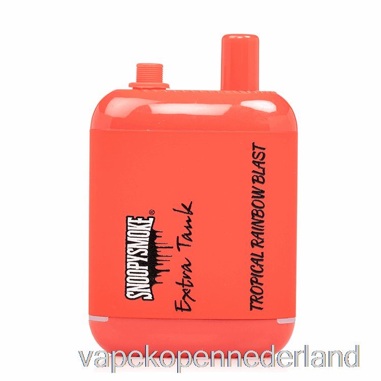 Elektronische Sigaret Vape Snoopy Smoke Extra Tank 2 15000 Wegwerp Tropische Regenboogontploffing